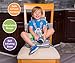 Baby Chubb Portable High Chair and Travel Booster Seat | Safe 5-Point Harness Compact Lightweight with Adjustable Straps for Feeding Babies and Toddlers | Mealtime Made Easy