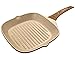 WaxonWare 11 Inch Non Stick Deep Square Grill Pan & Griddle With Marbellous (A 100% PFOA Free Coating Made In Germany)- For Steak, BBQ, Chicken, Fish, Meat