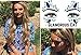 6 Sets Face Jewels, Stick On Gems, Glitter, Gem-Stones, Rhinestones Stickers, Temporary Tattoo - Self-Adhesive, Bindi, Mermaid Crystals. Accessories For Body, Women, Festivals, Rave, or Party