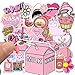 Cute Girl Kawaii Trendy Vinyl Water Bottle Waterproof Stickers for Laptop Bumper Luggage Guitar Computer Skateboard Car Bike Snowboard 50 PCS