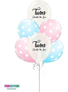 Amazon Com Twins Balloons Rose Gold Baby Shower Balloon Decoration