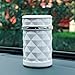 Auto Car Ashtray Portable with Blue LED Light Ashtray Smokeless Smoking Stand Cylinder Cup Holder (White)