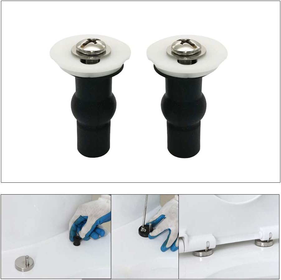 Abattant WC Fixations Charnieres 2 Paire Store Charnieres Trou de ...
