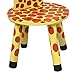 Teamson Kids - Safari Stool with Coat Rack - Giraffe