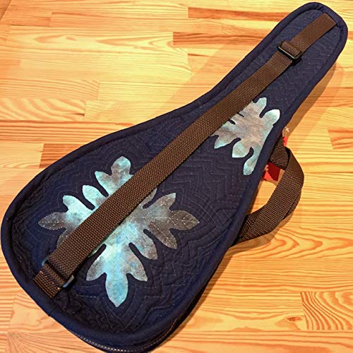 新しいコレクション Jam S Ukulele Tok 296 ウクレレケース ソプラノ用 ショルダーベルト付 ハワイアンキルト 紺 ウルの葉 ハンドメイド 手作り ファスナー開閉 ファスナーポケット 送料無料 B07r4y61lc 最新情報 Www Recredesdecibels Be