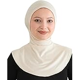 Prien Sport Hijab For Women, Muslim Head Scarf, Flexible Turban Girls, Chic Islamic Wear For Gym, Neck Collar Bonnet Viscose