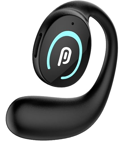 thumbnail image 2 of Xmenha Single Bluetooth Phone Earpiece Earbud One Ear Piece Open Ear Bud Air Bone Conduction Earbud Earless Out Of Ear Headphones Bluetooth Wireless Headsets With Microphone Earhook For Work 2 of 14