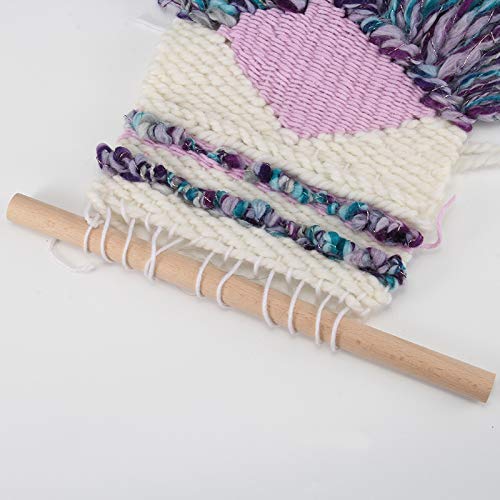 COPYLOVE 6Pcs/Set Wood Weaving Sticks, Simple Stick Weaving Weaving Sticks Weaving Shuttles Craft Supplies for Tapestry Carpet Weave Beginners Tools and Supplies