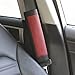 SEG Direct Black and Red Seat Belt Pads Pack of 2