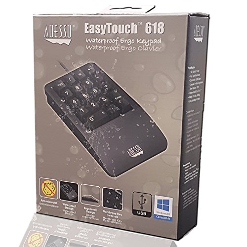 Adesso ABK-618UB AKB-618- Easy Touch Waterproof Ergo Keypad