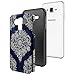 Galaxy J7 Case, TownShop Moroccan Floral Design Hard Impact Dual Layer Shockproof Bumper Case For Samsung Galaxy J7/ SM-J700/ J7 Duos (2015 Released)