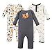 Hudson Baby baby girls Cotton Coverall, Forest, 12-18 Months US