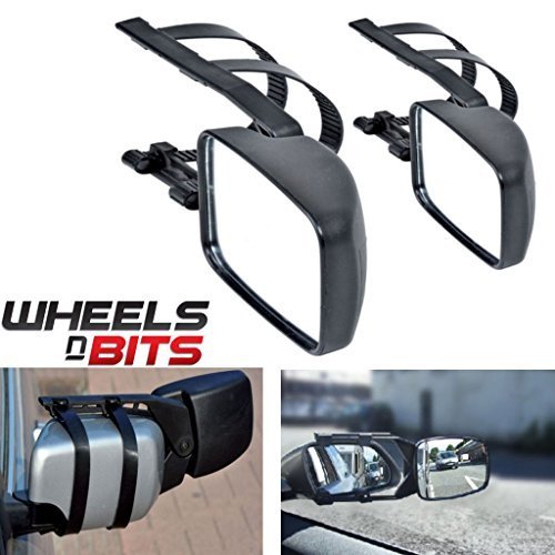 Wheels N Bits 2 x Caravan Towing Mirror Extension Car Wing Mirrors for