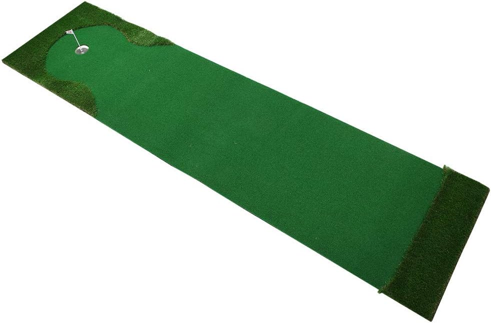 Cocoarm Golf Putting Matte für zu Hause Tragbare Puttingmatte Golf Übungsmatte Indoor Outdoor