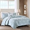 Harbor House Seaside 4 Piece Coverlet Set, King/California King, Dusty Blue