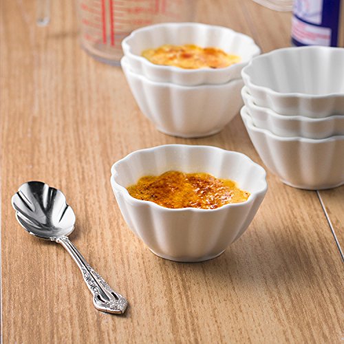 4 Porcelain+Ramekins+Serving+Souffle+Dipping