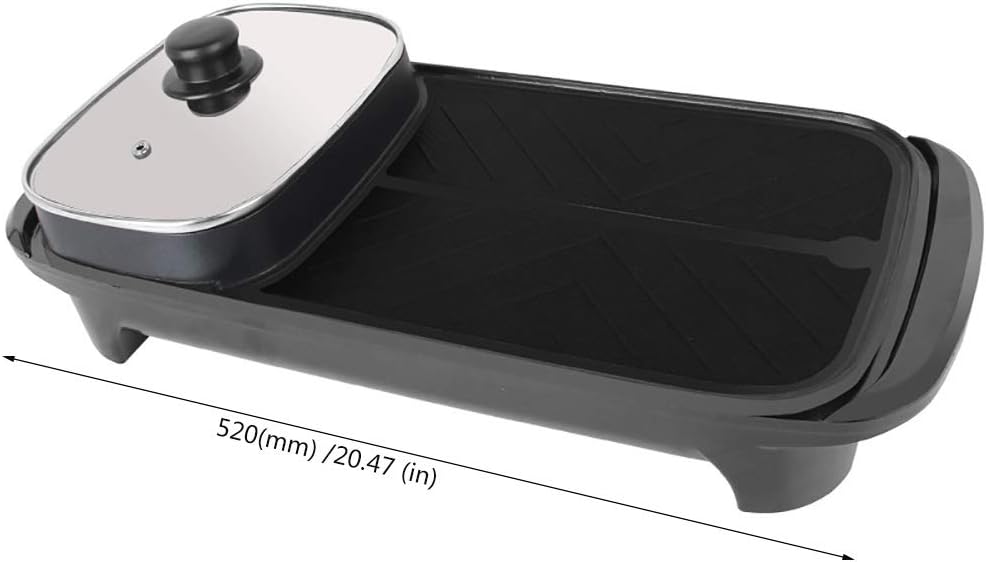 review Nologo W-XS Electric Grill,Not Easy to Rust,Safe,Anti-Scald and Lighter,Can Be Fried and Grilled for All Kinds of Delicious,Suitable for Home Kitchen and Outdoor Barbecue,Convenient