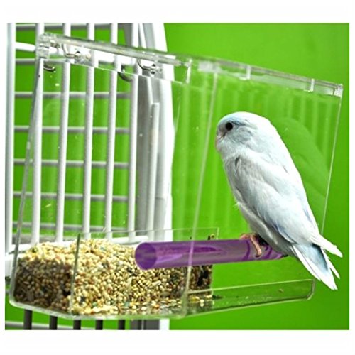 Tweeky Clean tidy Bird Feeder parrot toy toys canary cockatiel finch seed mess