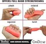 Cando TheraPutty 6 oz Red Light Therapy Putty for Hand Rehabilitation view 3