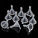 SPHTOEO 20pcs Plastic Mini Funnels for Filling Small Samples Perfume Liquid Emulsion