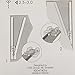 HONEYSEW Pfaff Presser Foot 93-042980-91 / 820474-096 / Invisible Zipper Foot Plastic