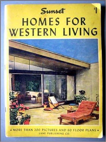1946 Sunset Homes For Western Living Sunset Magazine Amazon Com