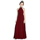 TAISHAN Chiffon Junior Bridesmaid Dress for Teens