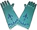 Cokos Box Girls Coronation Costume, Pink Cape Dress, Gloves, Tiara Crown Accessories Kids Princess Set, 4 Years, Blue, 4T