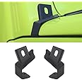 JUNLELI A-Pillar Spotlight Bracket Mount Modify Light Bar Holder for Suzuki Jimny 2019 2020 2021 2022 2023 JB43 JB64 JB74 Car Exterior Accessories Iron Black