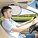 Car Window Sunahde TFY Car Interior Roof Handle Mounted Sun Blocker & Sunshade - Silver