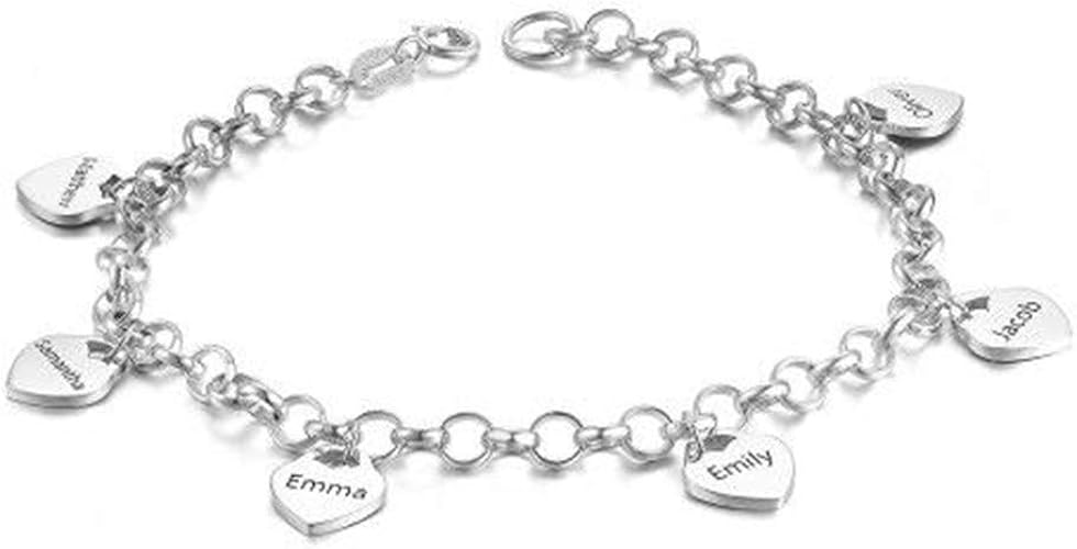 mother charm bracelet personalized