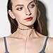 Coolcoco Adjustable Multilayer Fashion Metal Gold Choker Necklace Set with Pendant (8 Pieces/Set)