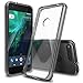 Ringke Fusion Compatible with Google Pixel XL Case Crystal Clear PC Back TPU Bumper Drop Protection, Shock Absorption Technology Raised Bezels Protective Cover for Google Pixel XL 2016 - Smoke Black