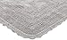 DII Ultra Soft Spa Cotton Crochet Square Bath Mat or Rug Place in Front of Shower, Vanity, Bath Tub, Sink, and Toilet, 24