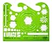 Alvin, TD1178, Landscape Design Template, 7" x 8.25" x .030" primary