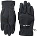 Columbia mens M Fast Trek cold weather gloves, Black, X-Large US