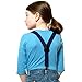 HOLD'EM Suspenders for Kids - 1 Inch Suspender Perfect for Tuxedo - Navy Blue (Size 26