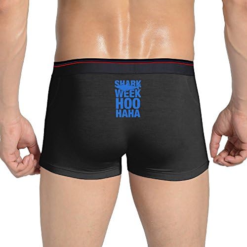EVALY Men's Geek Shark Week Hoo HaHa Hipsters Boyshorts