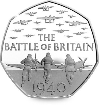2015 75th Anniversary of the Battle of Britain UK 50p - Out of Royal Mint Sealed Bag