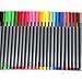 Rumlent GA-01 Pack of 24 Colors Fine Point Fineliner Pen,Coloring Drawing & Art Supplies Marker,Needle Tip 0.4mm