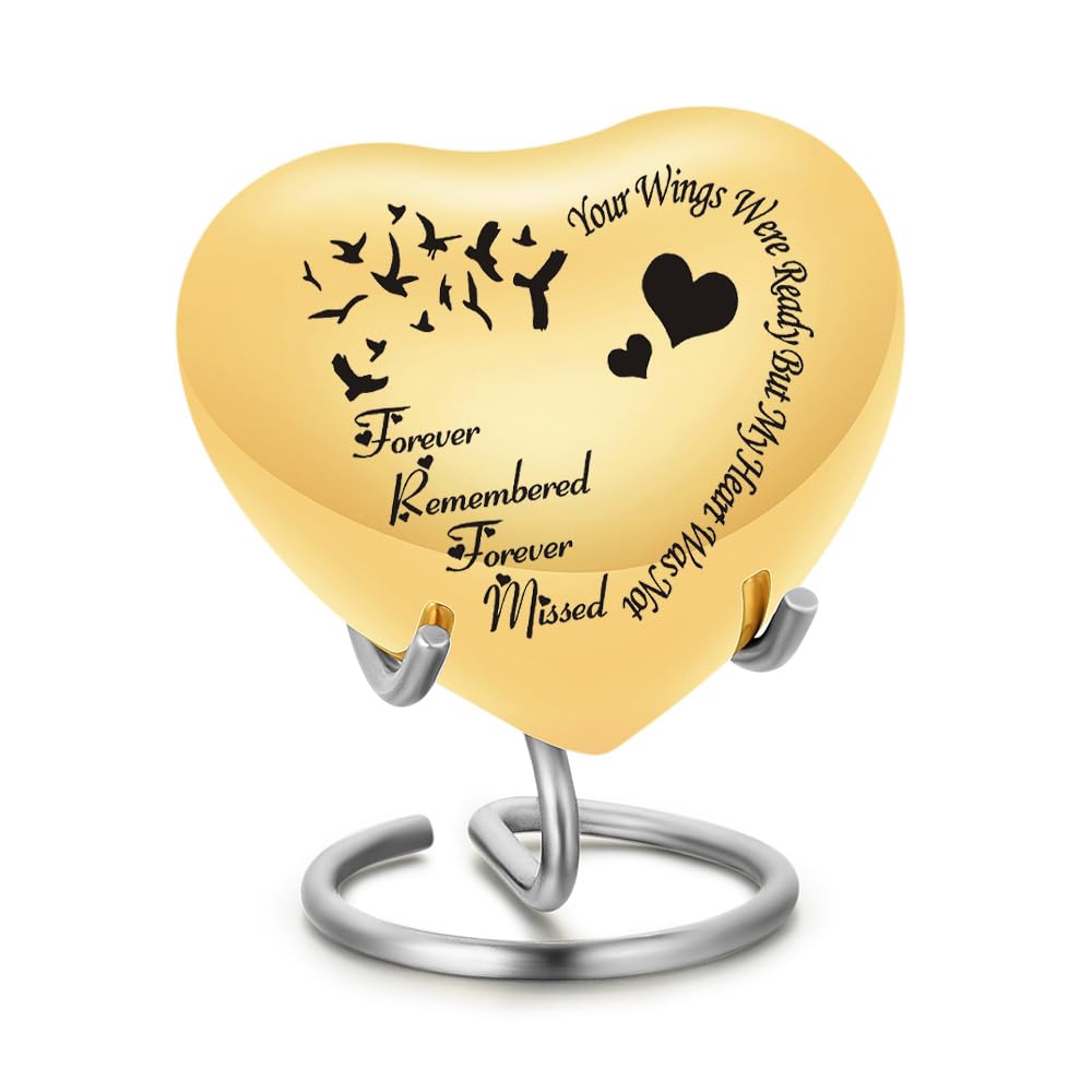 AIWENXI Pet Memorial Urn Mini Pet Cremation Urn Ashes