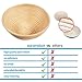 VYKYLOMA Banneton Proofing Basket for Artisan Bread - 9 Inch, Beige, Sturdy, Durable, Easy to Clean, Non-stick Silicone Baking Mat Included