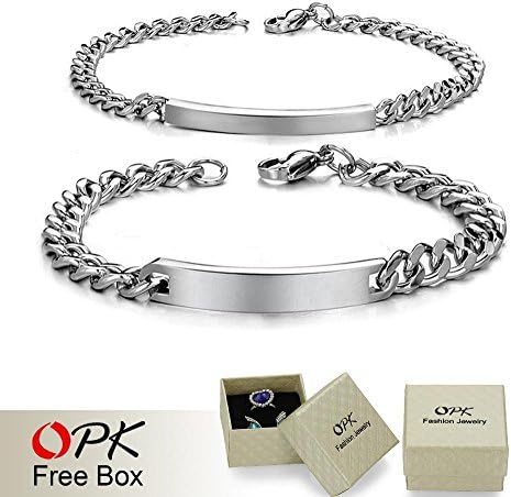 Wonderful Dream Opk Jewelry Top Quality 316L Stainless Steel Couple Link Chain Bracelet Never Fade Punk Style Hot Sell, 604 yjaliBracelets335