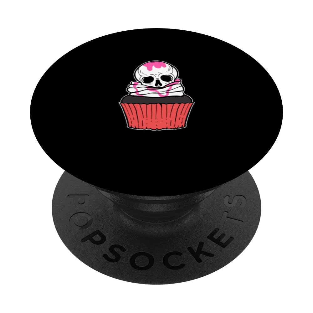 Skull Cupcake Baker PopSockets Swappable PopGrip