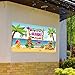 Blulu Hawaiian Luau Party Decorations Extra Large Aloha Party Supplies Summer Beach Backdrop Photo Banner Background for Birthday Musical Tropical Tiki Party Themed Decoration, 72.8 x 43.3 Inch