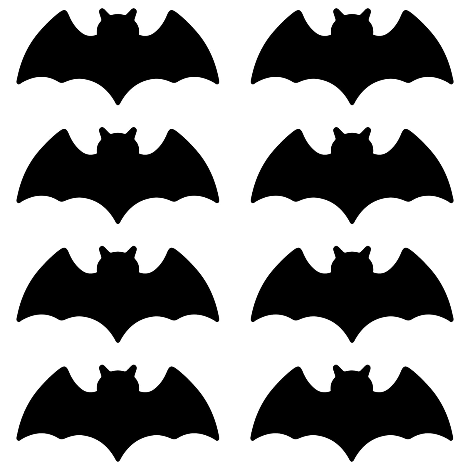 Photo 1 of Geyee 100 Pcs Bat Cutouts - Realistic Black Bat Paper Cutout for Halloween Craft Projects & Party Supplies