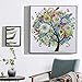 Special Shaped Diamond Art Kits Diamond Embroidery Paintings Wall Art Big Canvas Full Drill (12X12inch/30X30CM) (Summer Tree)
