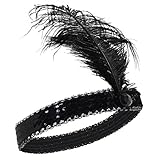 JustinCostume 1920s Accessories Headband Necklace Gloves Cigarette Holder (AH)