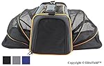 EliteField Expandable Soft Pet Carrier (3 Year Warranty, Airline Approved), Multiple Sizes and Colors Available (20"L x 12"W x 11"H, Gray)