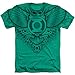 Green Lantern Sublimation Winged Logo Mens Pullover Hoodie